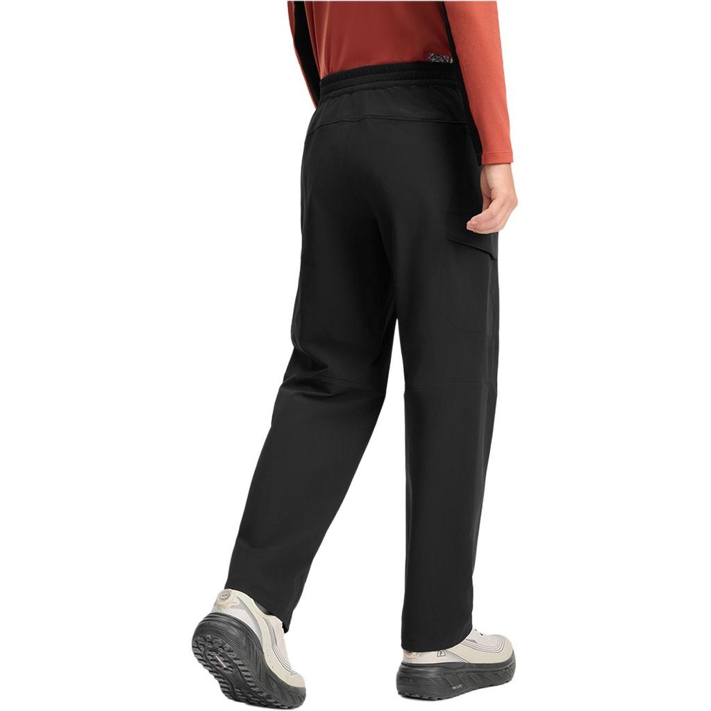 Fila Explorer Versatile Warm Woven Casual Pants Men Bottoms Deep-Black A11M517802F-BK