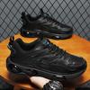 Mamba Black Warrior Men's Spring 2025 PU Mesh Breathable Running Shoes - Versatile Fashion Dad Sneakers