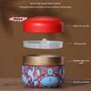 M-Portable Tea Cans Tinplate Herb Stash Sealed Cans Spice Storage Organizer Moisture-proof Container Box Kitchen Gadgets Food