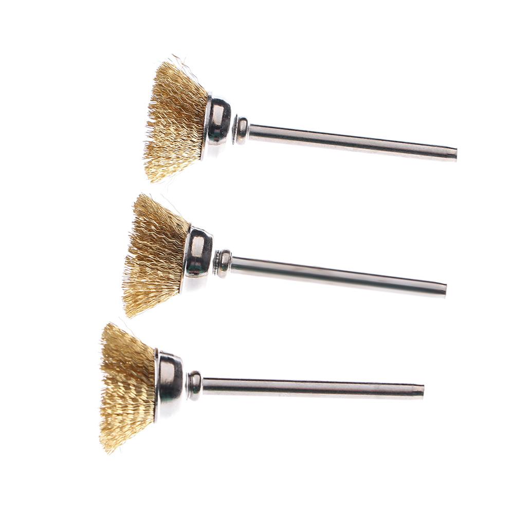 Carving Craft Grinder Hand Tools Brass Wire Brush Wire Wheel Polishing Brushes Rotary Electric Tool