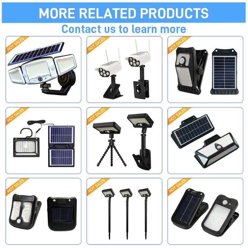 Solarup LED Integrated Clamp Lamp Solar Lights Motion Sensor IP65 Waterproof Portable Camping & Garden Light