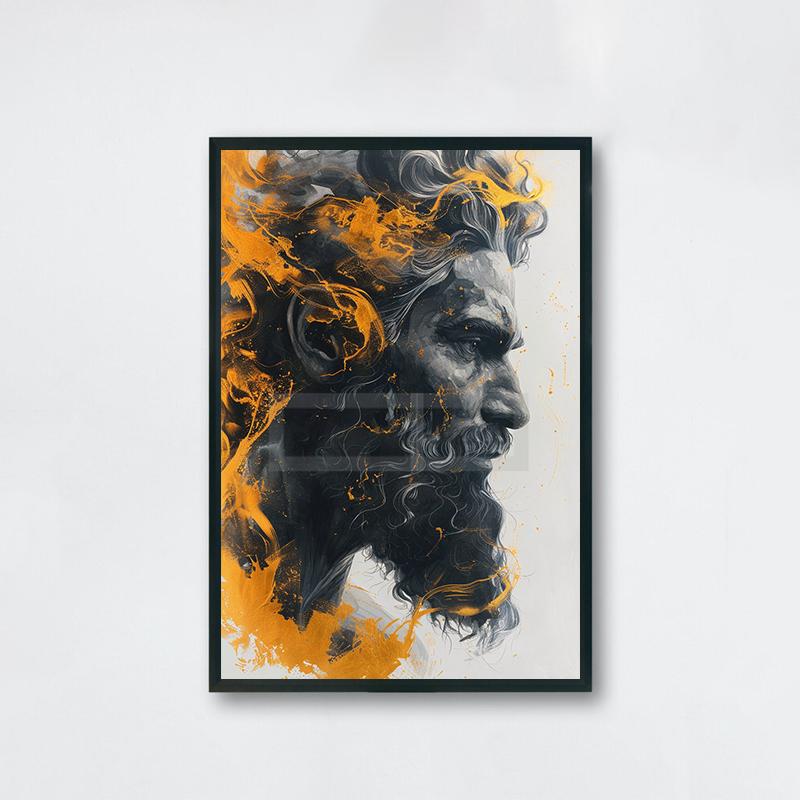 Greek Mythology Zeus Poster Greek Gods Ancient Roman Prints Canvas Painting Myths Legends Wall Art Pictures Home Room Decoration