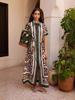 2026 Mode Graffiti Print Leinen Hemdkleid