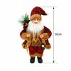 New Santa Claus Standing Figurine Christmas Decoration Window Display Ornament Home Decor Items And Gifts