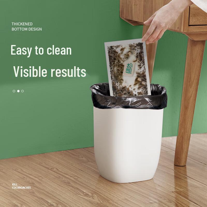 Green Leaf Scented Cockroach Sticky Traps (10-Pack)