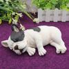 Simulated Bulldog French Model Tabletop Figurine Micro Decoration Landscape