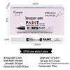Widen 0.7mm Waterproof Extra Fine Needle Tip Paint Pen for Metal, Wood, and DIY Projects.