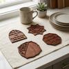 Wooden Mini Jewelry Holder Multiple Compartments Goods Display Rack  Home Table Decor