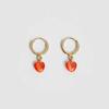 Scarlet Heart One Touch Earrings