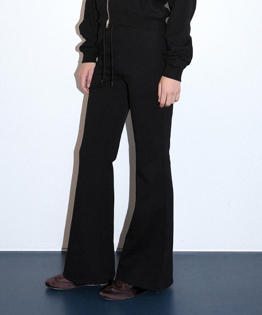 KISYNING Calm Mood Bootcut Sweat Pants (Black)