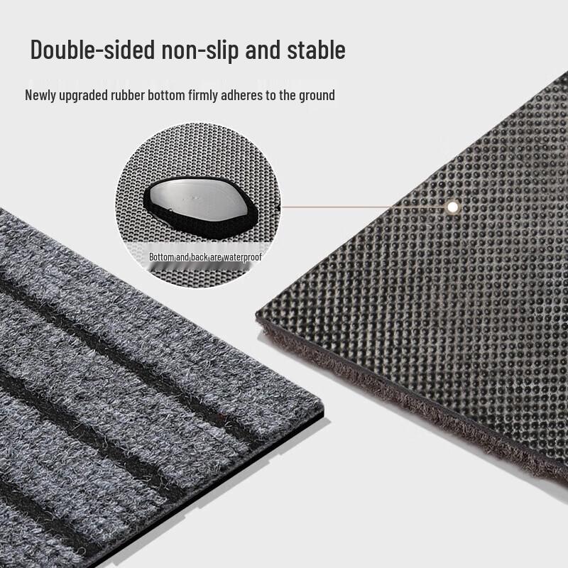 ZhuGu Double Stripe PVC Anti-Slip Floor Mat