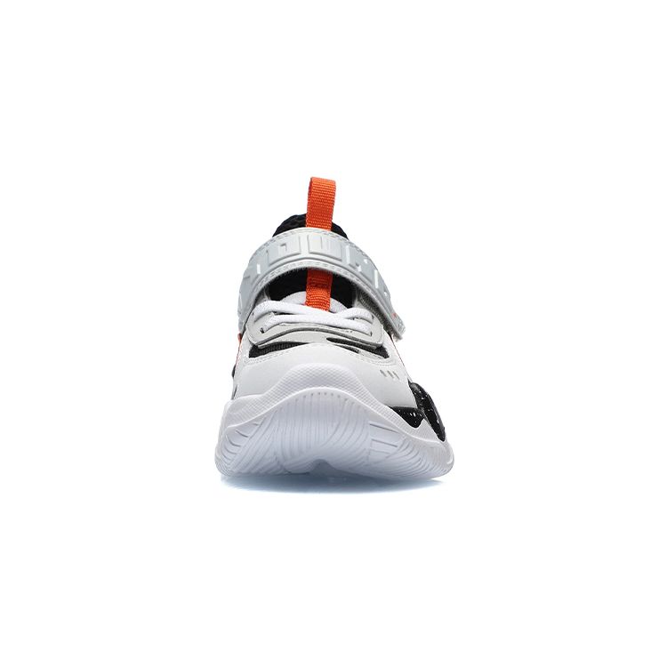 LiNing Durable Non-Slip Breathable Lightweight Low-Top Kids Running Shoes Kids Running Shoes Black Gray YKNR046-1