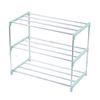 3/4 Layers Stainless Steel Shoe Rack Storage Cabinet Shelf Holder Home Organizer