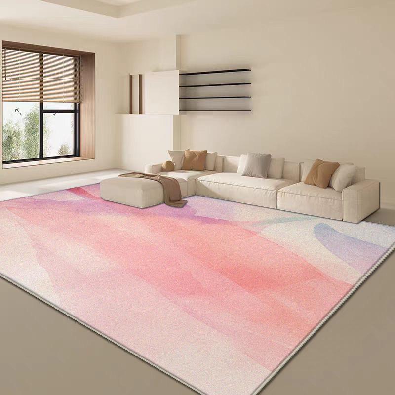 Soft Fluffy Pink Abstract Carpet Living Room Sofa Table Large Area Rugs Bedroom Decoration Lounge Cloakroom Anti-slip Floor Mats
