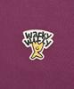 Basic Logo Wappen Hoodie Burgundy