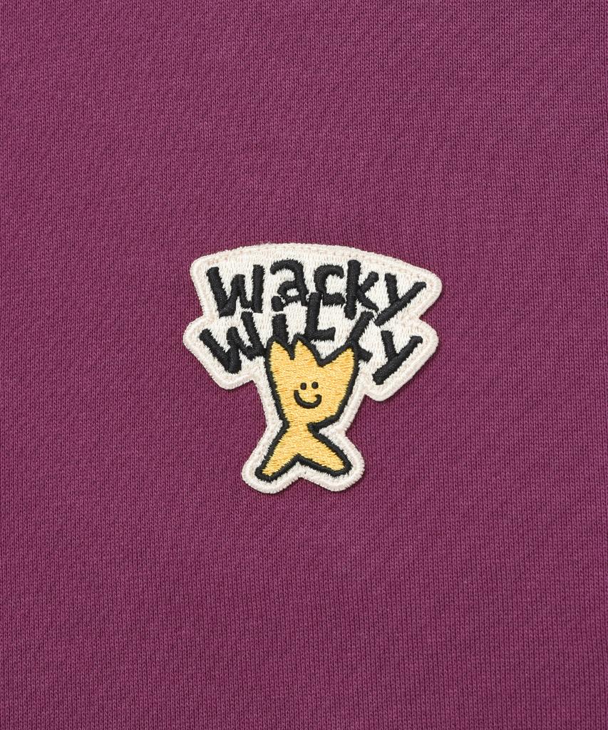 Basic Logo Wappen Hoodie Burgundy