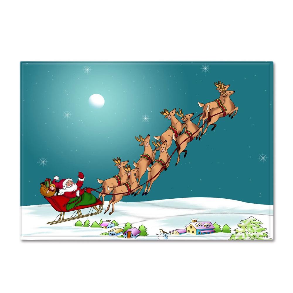 Christmas Living Room Floor Mat Bedroom Dining Room Carpet Carpet Doormat