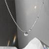 925 Sterling Silver Lucky Choker Aesthetic Necklaces For Women Girls Charms Elegant Jewelry Accessories Jewellery