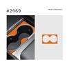 Water Cup Frame Cover for Tesla Model 3 Highland 2024 2025 Alcantara Suede Center Control Drinks Cup Patch Sticker Accessories