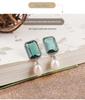 Silverstone S925 Silver Crystal & Pearl Dangle Earrings - Women's Retro Christmas Gift