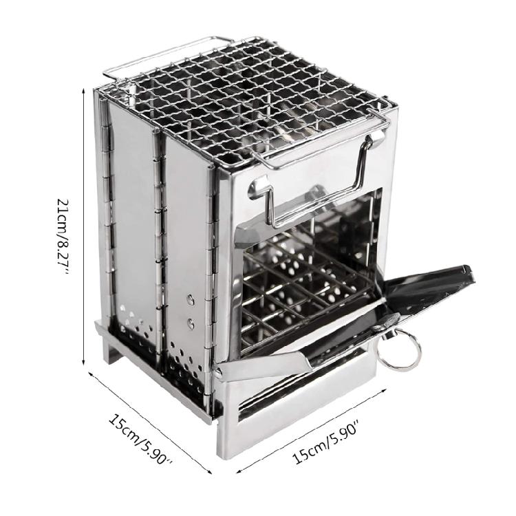 Camping Stove Ultralight Folding Pot for Burner Stove Picnic Foldable Pot Holder