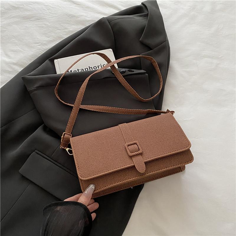 

Summer popular small bag women 2025 new trendy Korean version versatile messenger bag Internet celebrity shoulder fashion small square bag tide коричневый