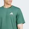 adidas Train Essentials Feelready Novelty T-Shirt Silver Green Men JD0174