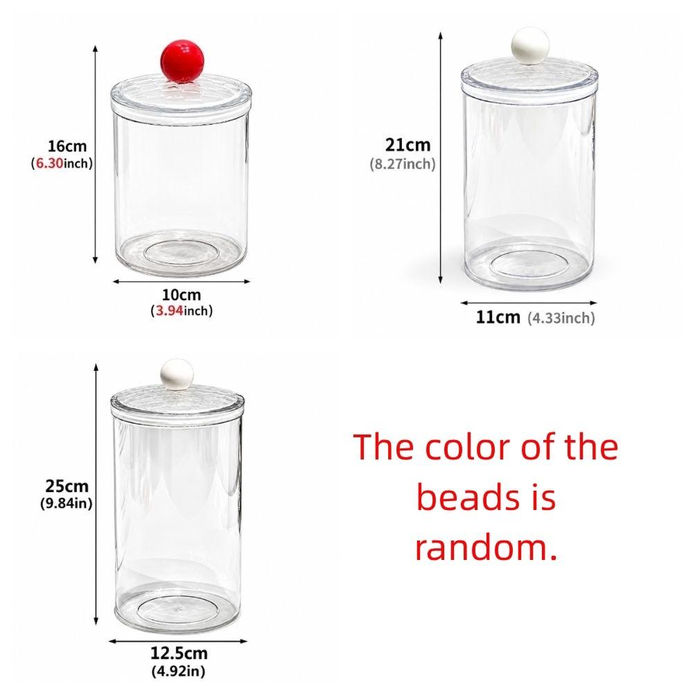 with Lid Airtight Food Storage Container Transparent Storage Jar Plastic Storage Box Home