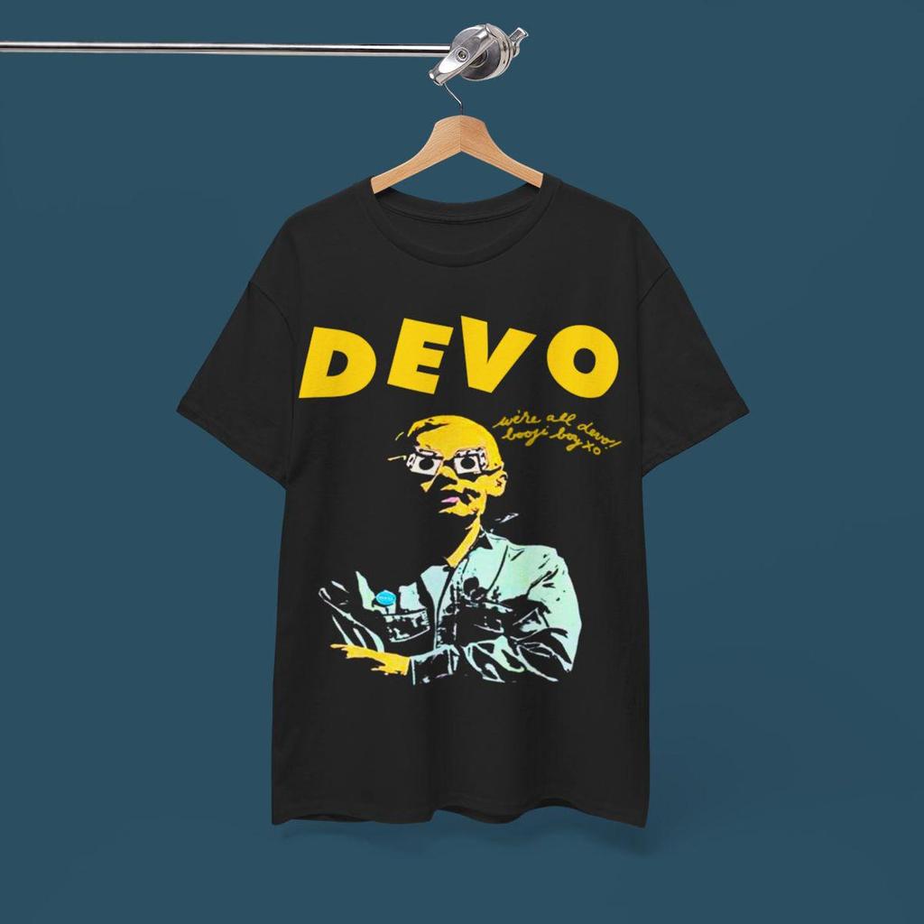 Devo Band T Shirt - New Wave 80s Electronic Music