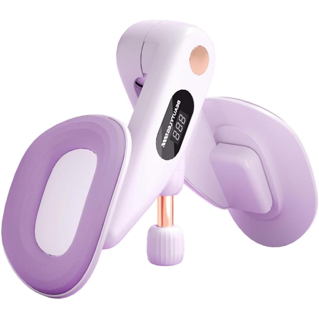 Thigh Master Hip Trainer for Beginner, Thigh Trainer, Built-in Smart Counter, Postpartum Rehabilitation Equipment, Portable Home Gym