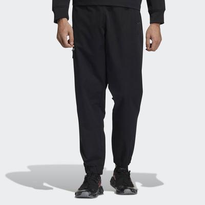 Originals Knitted Sweatpants Men's Black Moderate Cuffed Pants HL6496