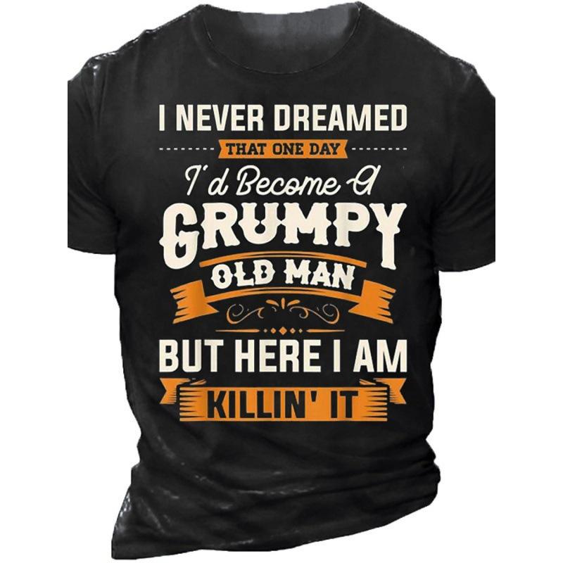 Summer Men's Short Sleeved 3D Digital Printed T-shirt with Street Trendy Patterns