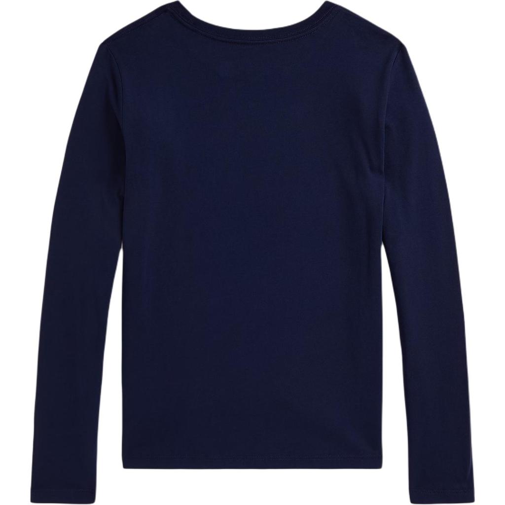 Polo Ralph Lauren T-Shirt With Scottish Terrier Pattern Round Neck Long Sleeve Kids Tops 313979013-001