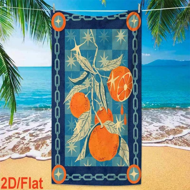 Tropisches Monstera-Blatt Minimalistischer Druck Strandtuch Schnelltrocknend Weiches Mikrofaserhandtuch Für Sommerstrand Pool Heimdekoration