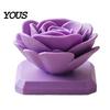 Stable Base Rose Ornament Flower Ornament, Non-Slip Compact 3D Printed High-end Textured Figurine Durable PLA Creative Artwork, for Home