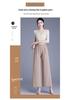 Elastic High-Waist Wide-Leg Pants for Middle-Aged and Elderly Women - Spring/Summer Slimming, Loose, Long Style