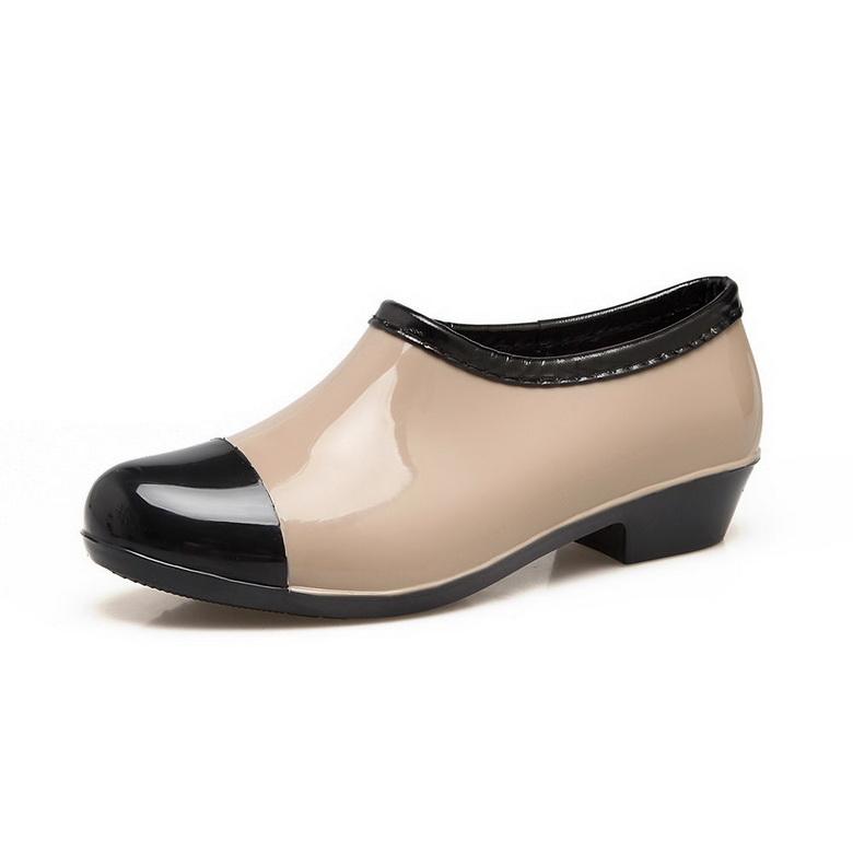 Fashion Naked Rainboots,Shallow out Water Boot,Antiskid Kitchen Working Shoes,Woman Unibody Galoshes,Rubber Shoe,Soft PVC,Dropshipping