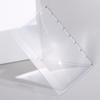 Glass Fresnel-linse Forstørrelsesark Utendørs Fokusert Antennelse Bokside Forstørrelse X3 Forstørrende