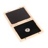 Saxophone Clarinet Reed Case Solid Wood 5 Reeds Holding Storing Box with HygrometerLog Color