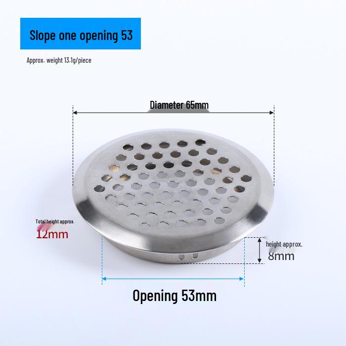 Stainless Steel Ventilation Mesh Cover for Cabinets and Wardrobes