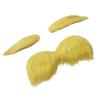 Bigode e Sobrancelhas Falsos Adesivos Novidade Realistas Falsos Cabelos Faciais Acessórios para Fantasia de Halloween Cosplay para Adultos
