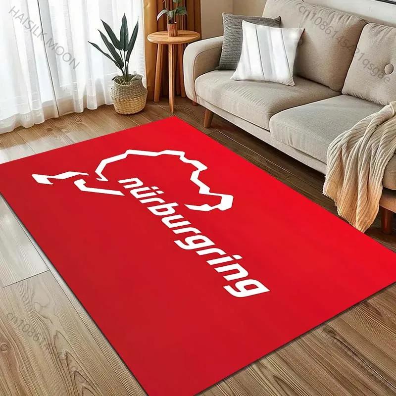 Multi Sizes Nurburgring F1 International Track Carpet for Living Room Home Decor Non-slip Floor Mat for Bedroom Large Area Rugs