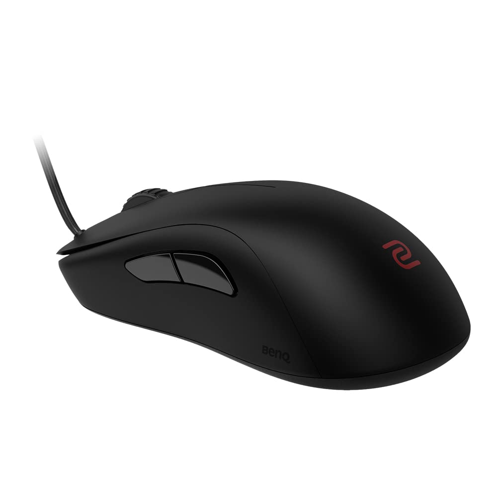 BenQ Gaming Mouse Port Connection Plug Sizes Black S2-C (Symmetrical Design/3360 sensor/Right-handed/Paracord/Lightweight/USB & Play/2 S/M Available)