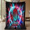 AC Milan Theme Blanket Soft Flannel Blanket Plush Throw Blanket Cozy Sofa Bed Blanket for Home Decor
