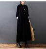 Corduroy Shirt Loose Long Maxi Plus Solid with Pockets 6 [YYQ-SHOP] Women's Dress, Fit, Sleeves, Length, Spring, Autumn, Winter, Sizes, A-Line,