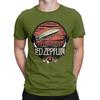 Vintage Graphic 100 Cotton Tshirt Led Band Zzeppelins Tees Tops For Unisex