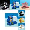 Comfortable Boys Summer Slippers For Kids With Cartoon Superhero Design In Multiple Colors And Sizes