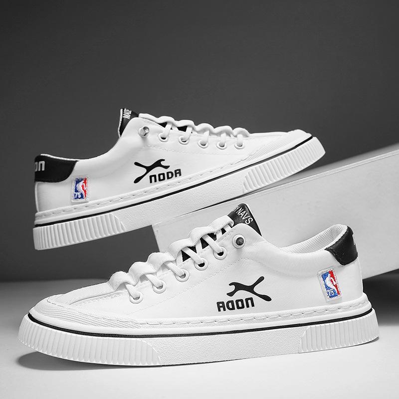 

Мужская обувь, летние трендовые дышащие тканевые туфли, повседневные универсальные парусиновые туфли с одной педалью 44