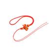 Handwoven Mobile Phone Lanyard & Keychain Charm with Wenchang Knot, Double Link Knot, USB Drive Ornament & Anti-lost Rope