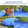 Envelope with Cap Sleeping Bag, Spring Summer Autumn Outdoor Travel Bag, Adult Camping Single Sleeping Bag 210*75CM 5-20 Degree
